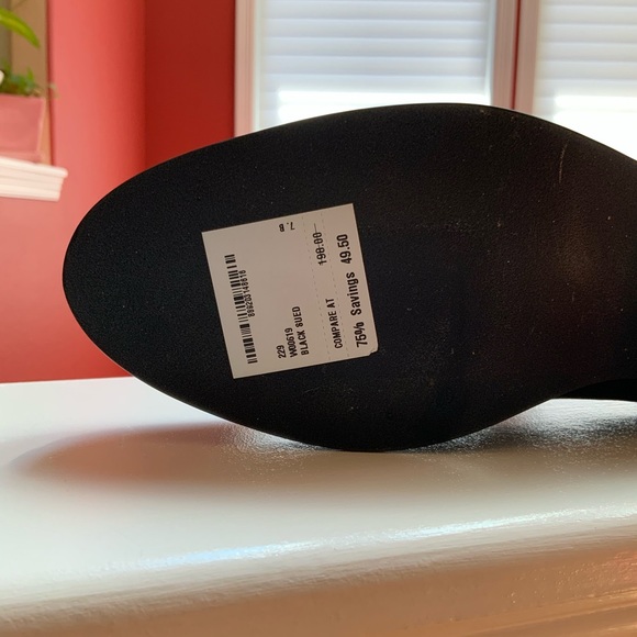 NWT Cole Haah suede black boots - Size 7.5 - Picture 8 of 8